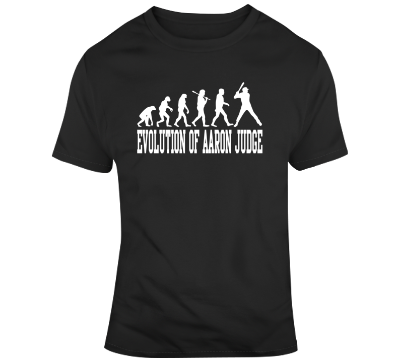 Evolution Of Aaron Judje New York Baseball Fan T Shirt