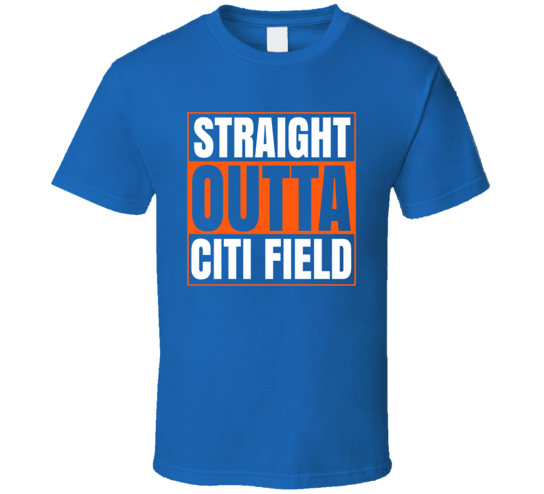 Straight Outta Citi Field New York Baseball Fan T Shirt