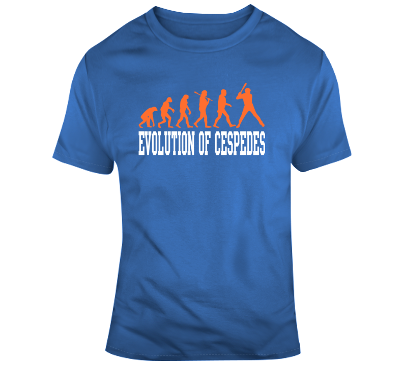 Evolution Of Yoenis Cespedes New York Baseball T Shirt