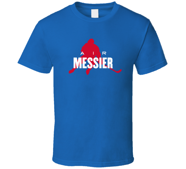 Air Mark Messier Hockey Jprdan Parody New York Hockey Tshirt