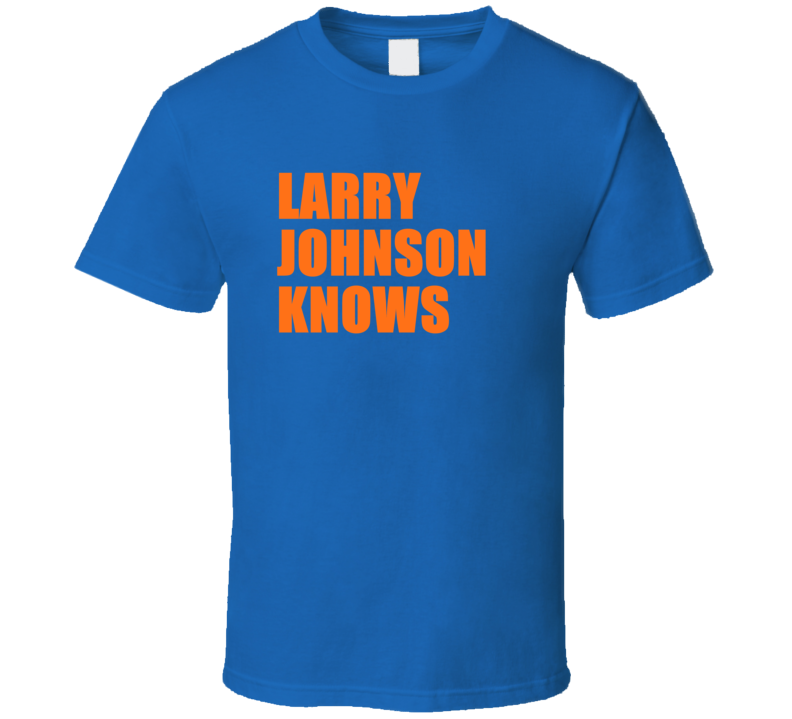 Larry Johnson Knows New York Retro Vintage Basketball T Shirt