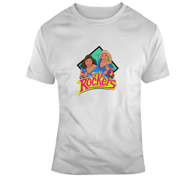The Rockers Wwf Wrestling Retro Vintage Shawn Michaels Mart Jannetty T Shirt