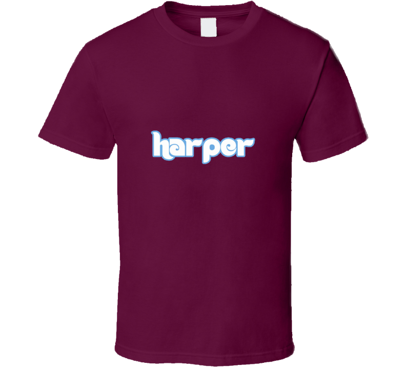 Bryce Harper Philadelphia Baseball Player Fan Supporter Hybrid Logo T Shirt