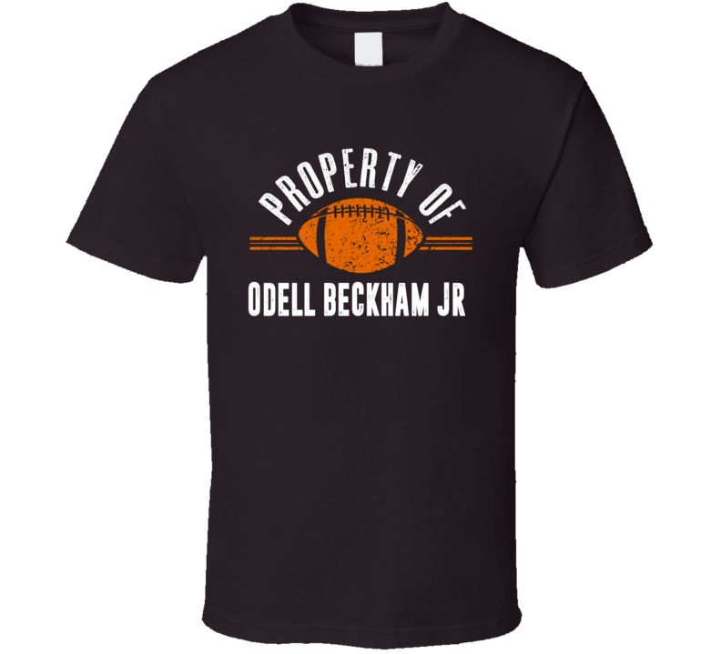 Property Of Odell Beckham Jr Cleveland Football T Shirt