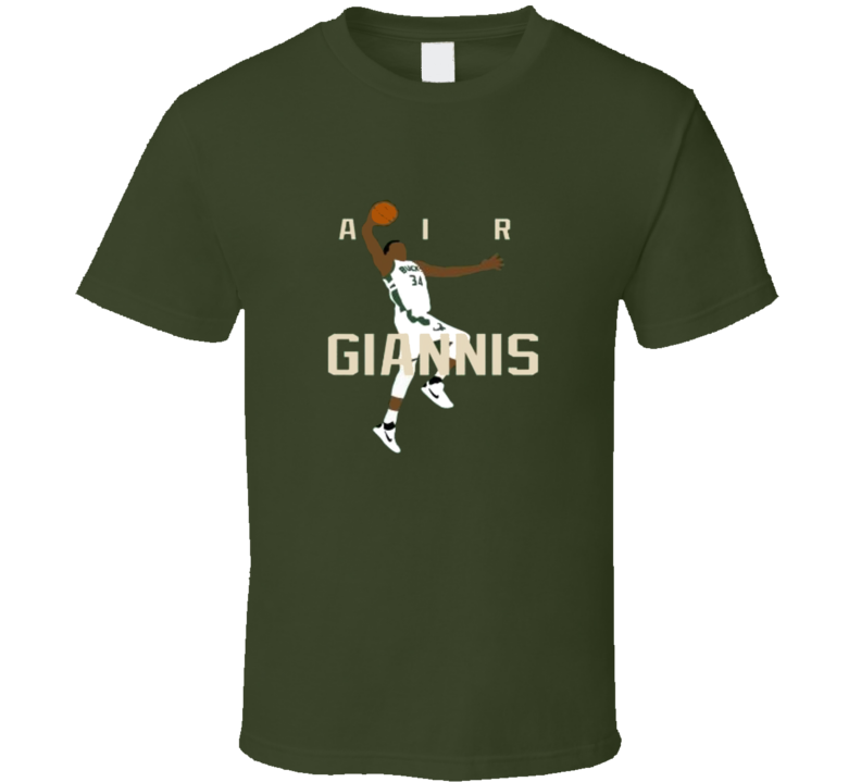 Air Giannis Antentokounmpo Milwaukee Bucks Air Pic T Shirt