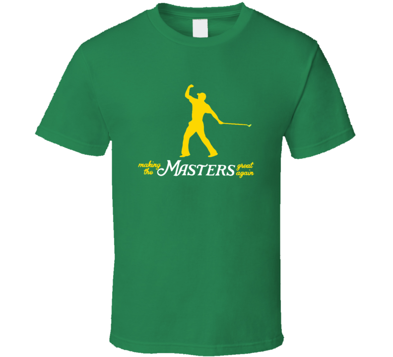 Tiger Woods Making Masters Great Again Golf Tournament T Shirt