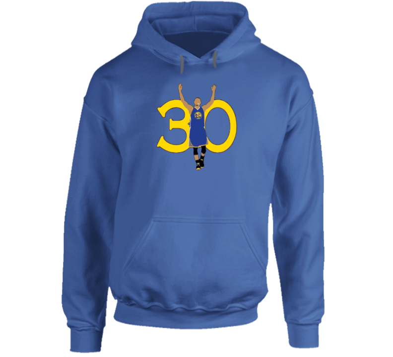 Steph Curry "steph 30" 3 Point Golden State Basketball Hoodie