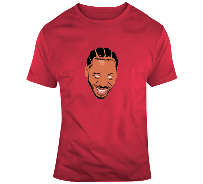 Kawhi Leonard Silhouette Big Head Toronto Basketball Fan T Shirt T Shirt