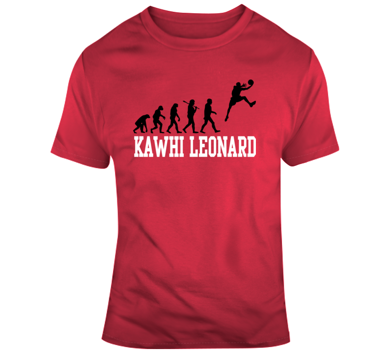 Kawhi Leonard Evolution Of Basketball Toronto T Shirt