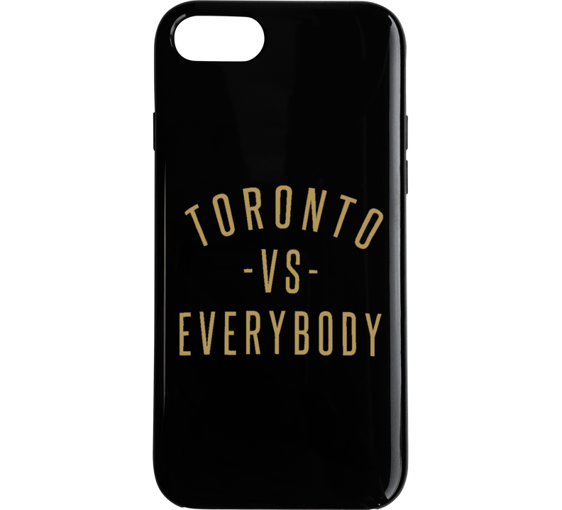 Toronto Vs Everybody The Six Gold Basketball Playoff Supporter Phone Case