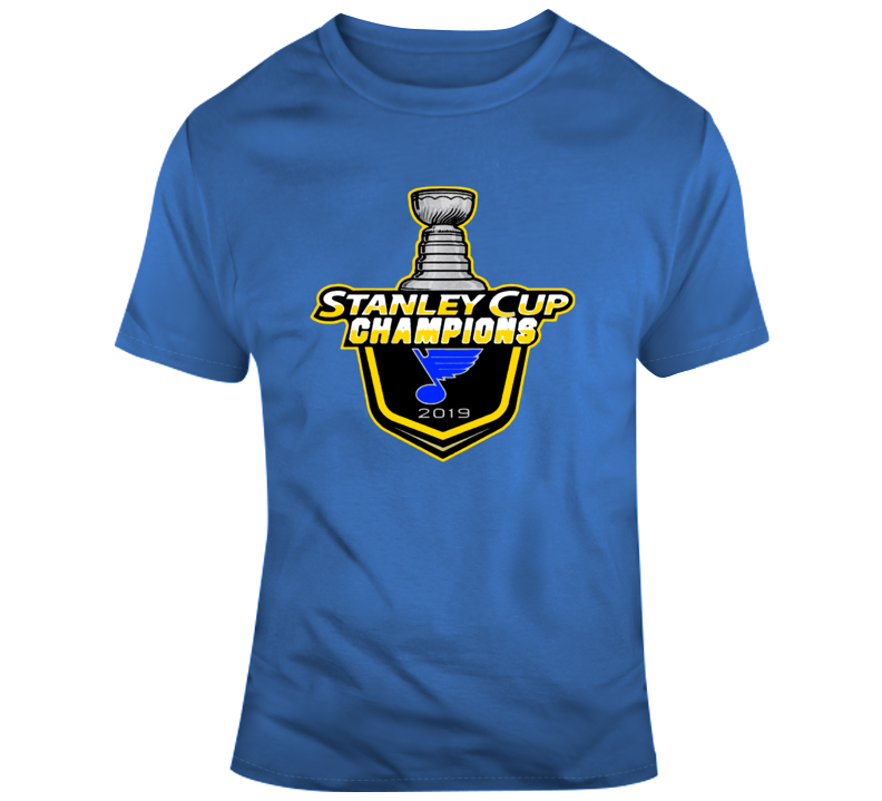 St. Louis Stanley Cup Hockey Blue T Shirt