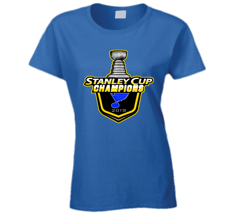 St. Louis Stanley Cup Hockey Blue T Shirt