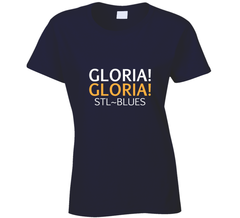 St, Louis Gloria Gloria Winning Song Playoffs Champs Hockey T Shirt