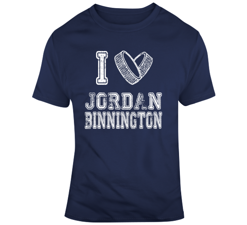 I Love Jordan Binnington St. Louis Goalie Hockey T Shirt