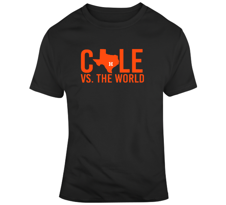 Verlander Cole 2019 Gerrit Cole Vs The World Houston Baseball V1 T Shirt