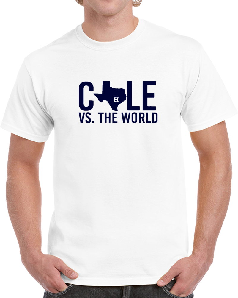 Verlander Cole 2019 Gerrit Cole Vs The World Houston Baseball V3 T Shirt