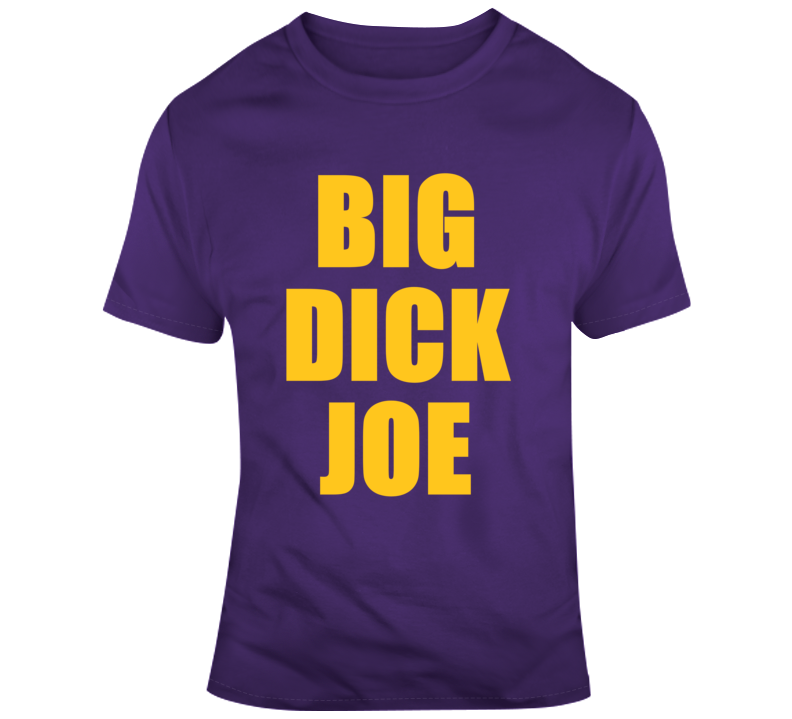 Big Dick Joe Burrow Qb Lsu Football T Shirt