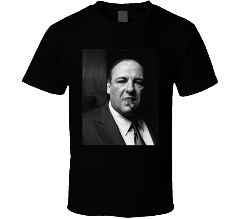 Tony Soprano James Galdofini Mobster Gangster Face Tv Show T Shirt