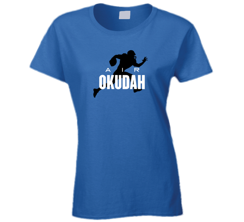Air Jeff Okudah Detroit Lions Cornerback Football Ladies T Shirt