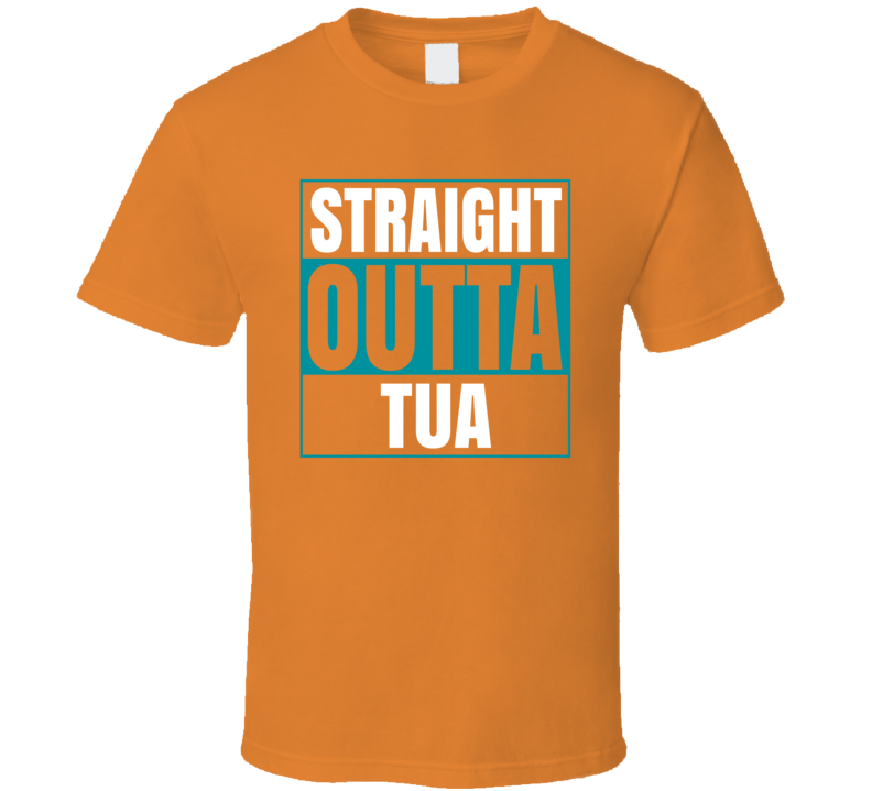 Straight Outta Tua Miami Football T Shirt