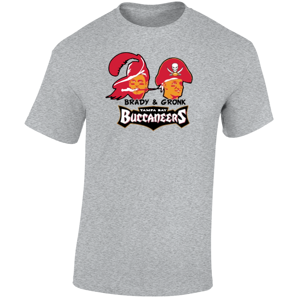 Rob Gronkowski Gronk Flag Tampa Bay Football Sport Grey T Shirt