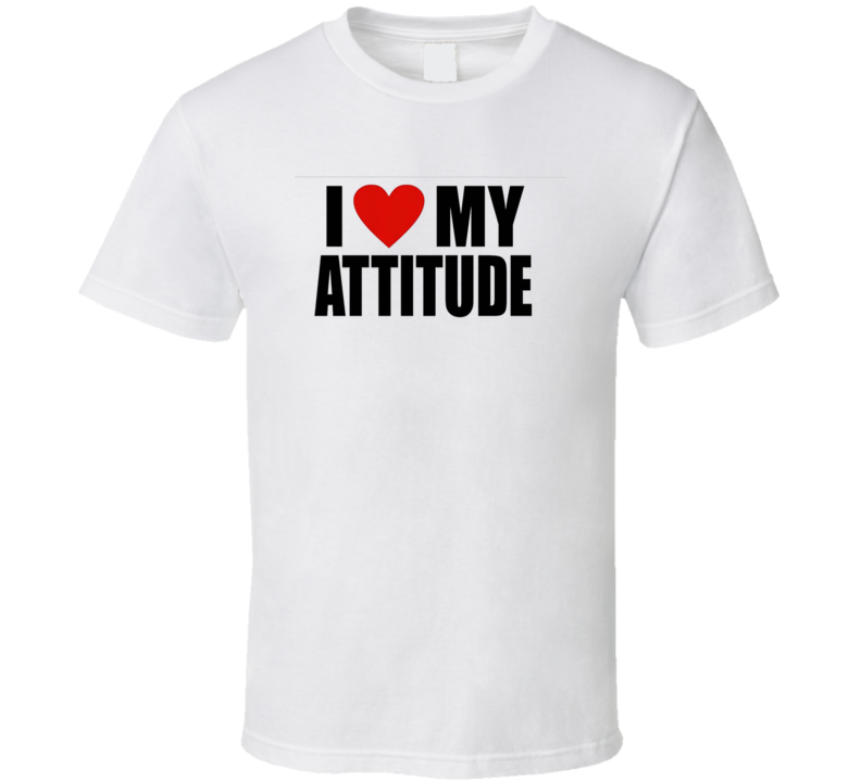 I Love My Attitude Worn By Ice Cube Cool T Shirt