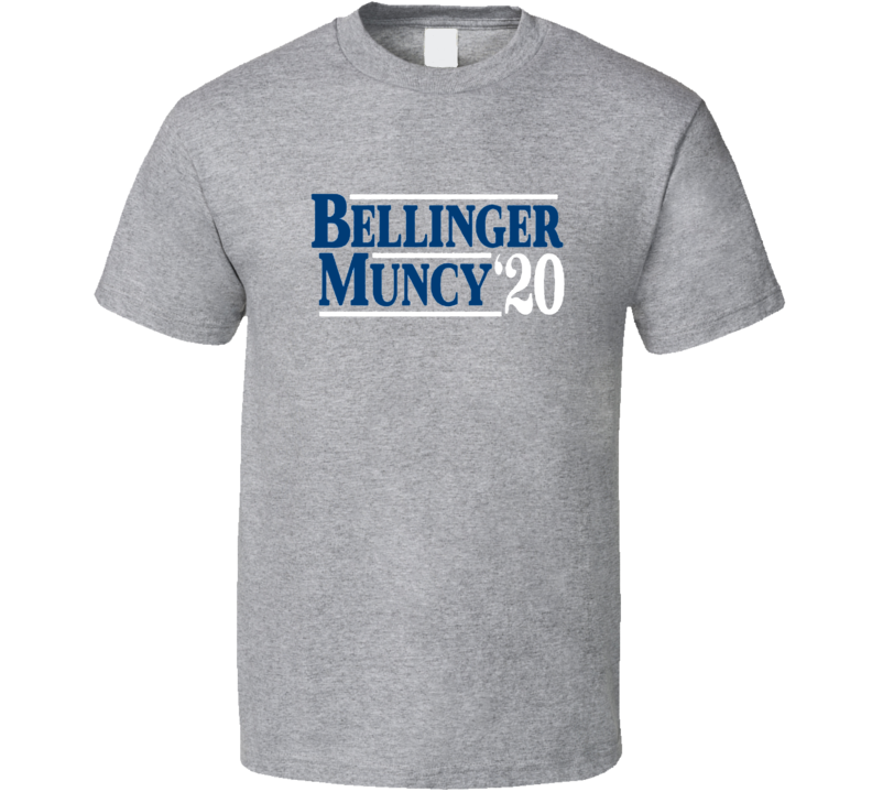 Bellinger Muncy 2020 Mvp Los Angeles Election Style Baseball T Shirt