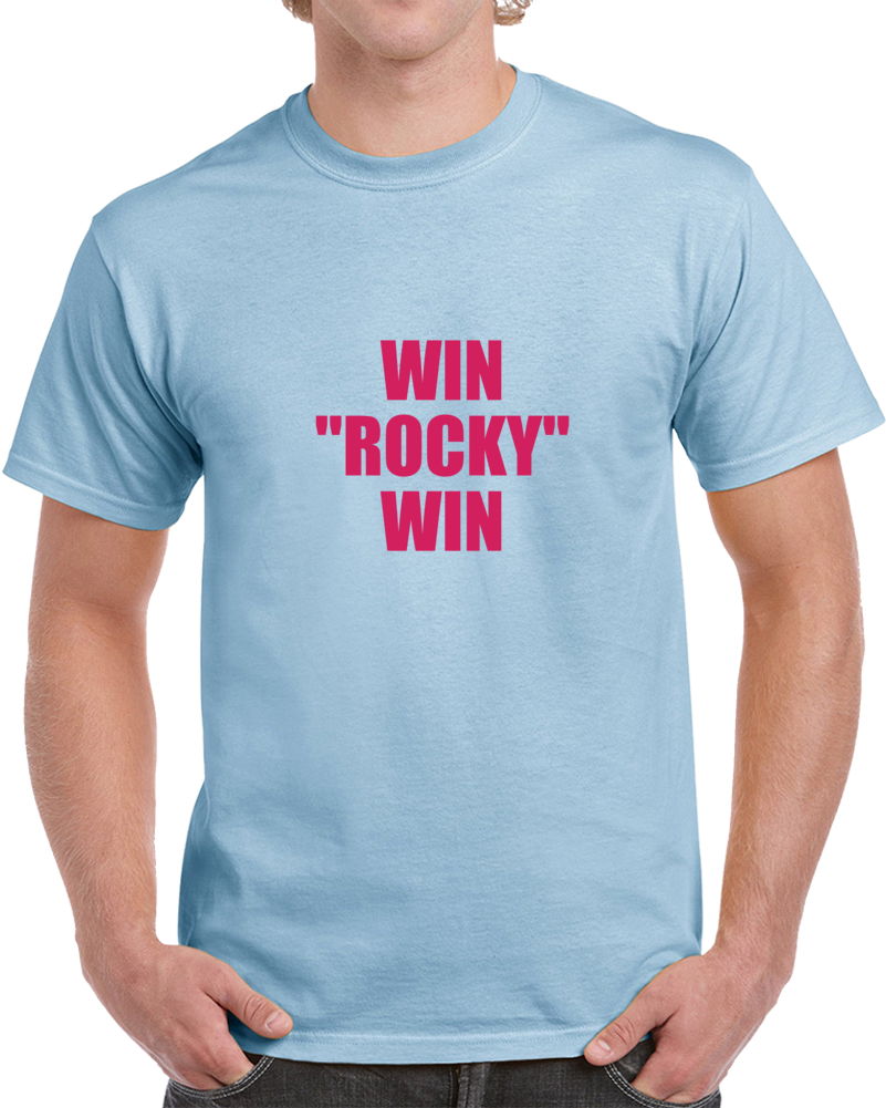 Win Rocky Win Boxing Movie Workout Retro T Shirt