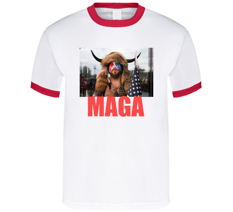Jake Angeli Shirtless Horned Man Trump Maga Supporter V2 T Shirt