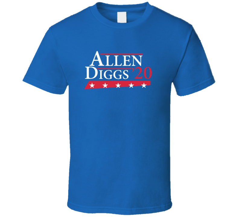 Allen Diggs Buffalo Campaign President Football T Shirt
