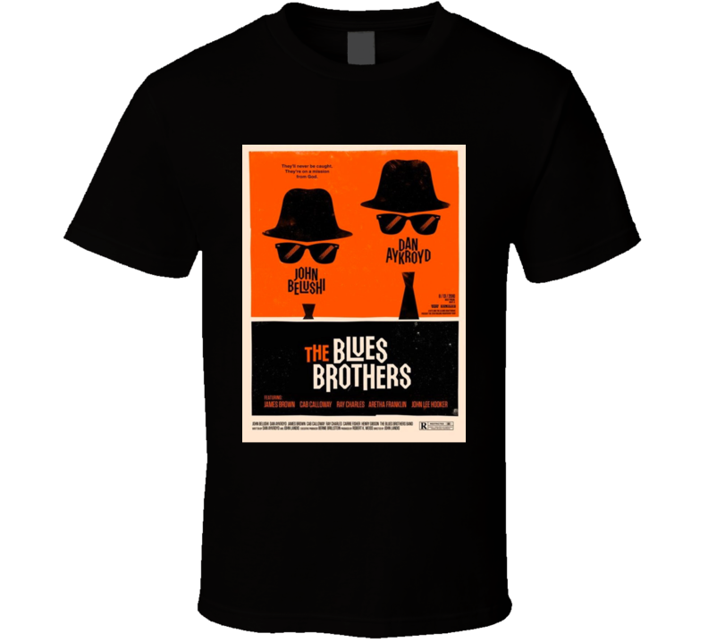 Retro Movie The Blues Brothers T Shirt