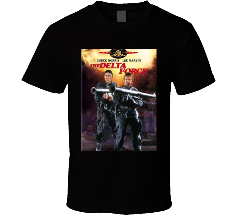 The Delta Force Chuck Norris American Classic Retro Action Movie T Shirt