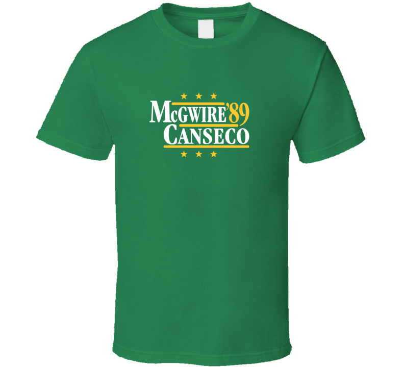 Oakland Mark Mcgwire Jose Canseco Retro Baseball Classic T Shirt