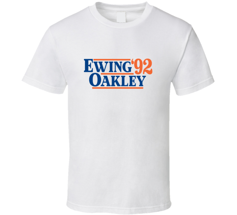 New York Ewing Oakley Retro 1992 Classic Basketball T Shirt