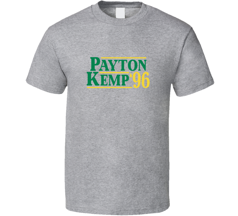 Seattle Payton Kemp Retro 1996 Classic Basketball T Shirt