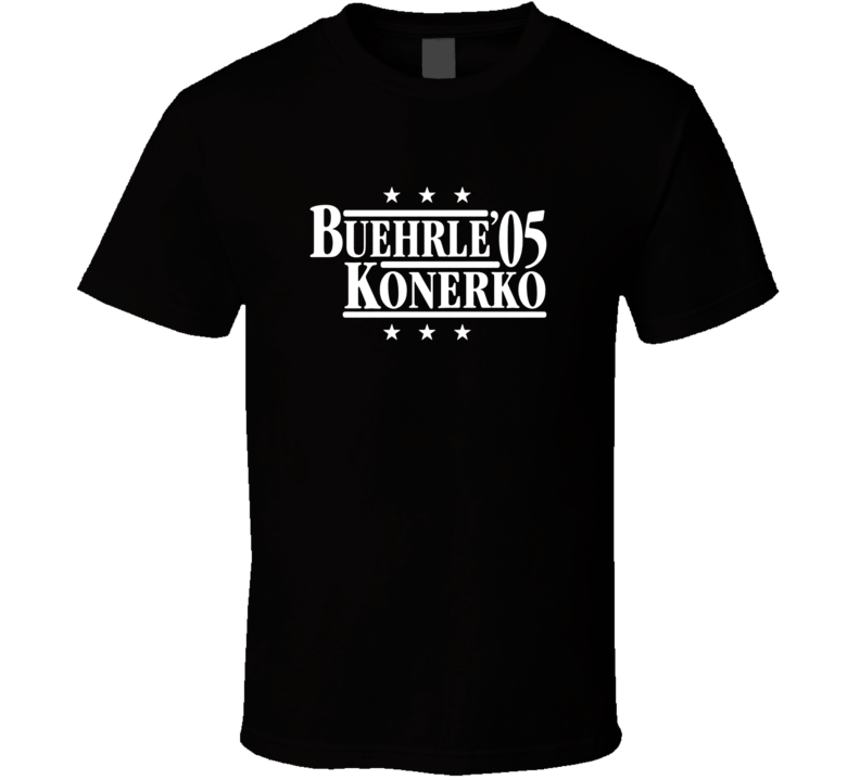 Buerhle Konerko 2005 Chicago Baseball Retro Classic T Shirt