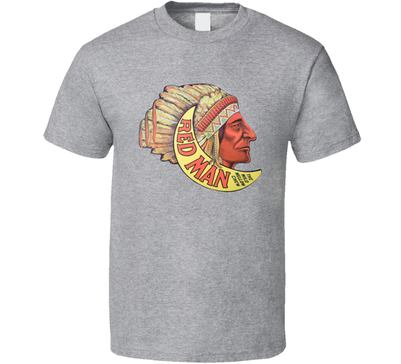 Red Man Chewing Tobacco Classic Vintage Retro T Shirt