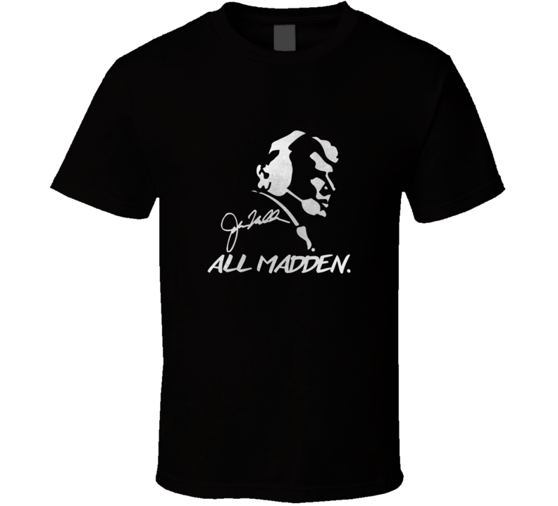 John Madden Tribute Classic Football T Shirt