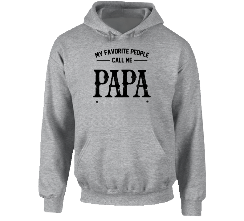 Fathers Day Custom Name Papa Hoodie