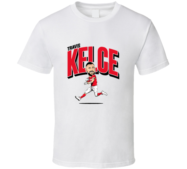 Travis Kelce Retro Kansas City Football T Shirt