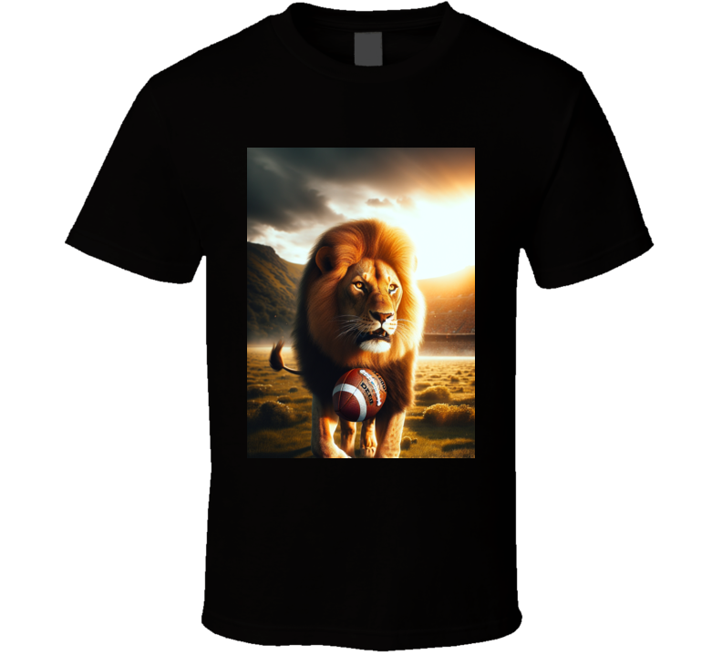 Detroit Lion Football Fan V2 T Shirt
