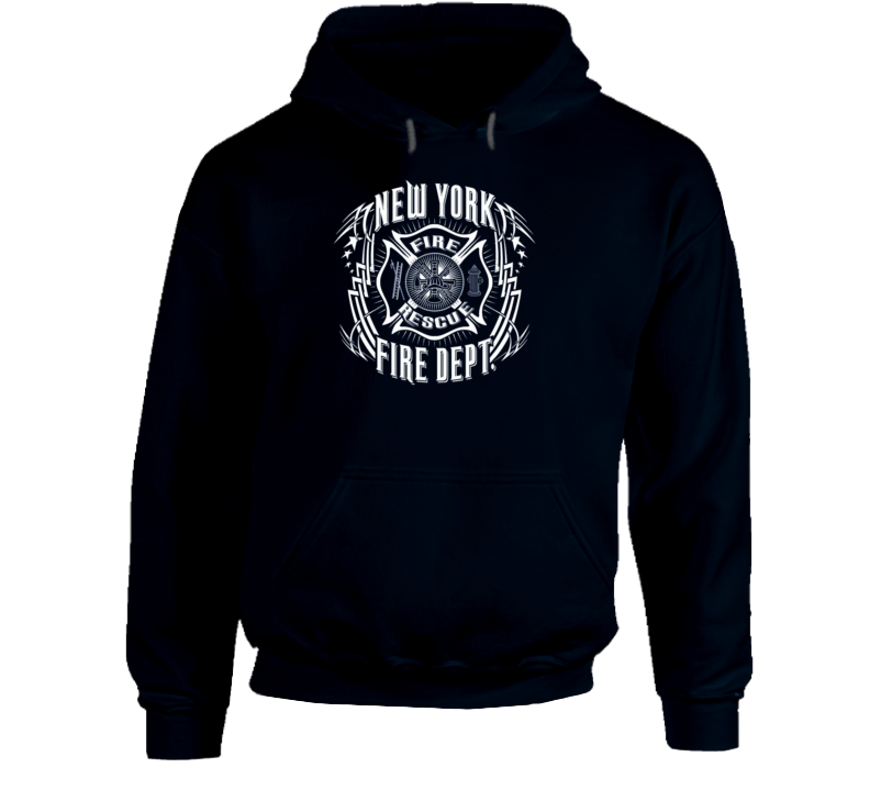 New York Fire Department FireFighter Tribal Sweatshirt Hoodie