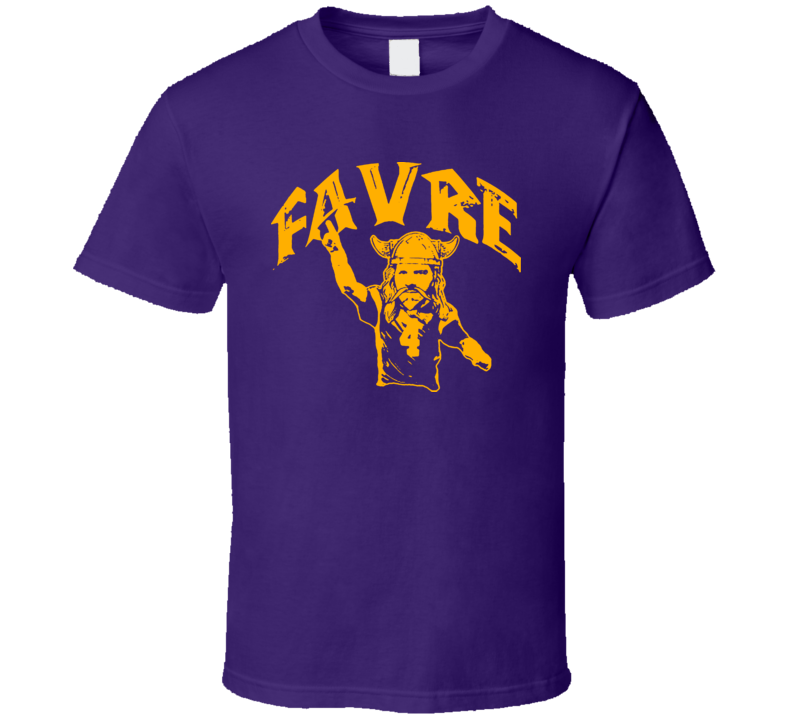 Farve Minnesota Viking Head Football T Shirt