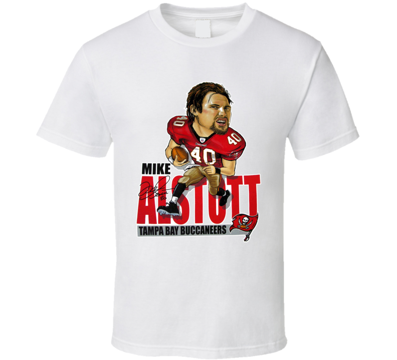 Mike Alstott Tampa Bay Caricature Football Vintage T Shirt