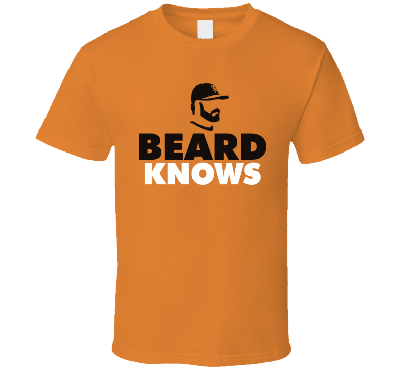 Brian Wilson Beard Knows San Fransico Baseball T Shirt