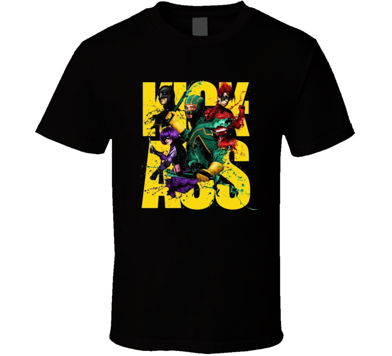 Kick Ass Movie Super Hero Logo T Shirt