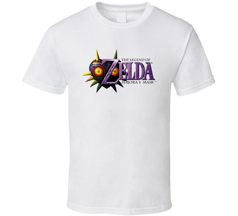 The Legend Of Zelda Majoras Mask Retro Video Game T Shirt