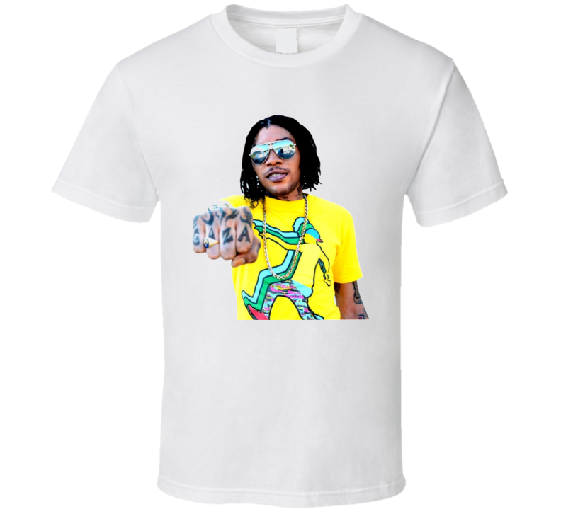 Vybz Kartel Gully Boy Jamaican Reggae Artist T Shirt
