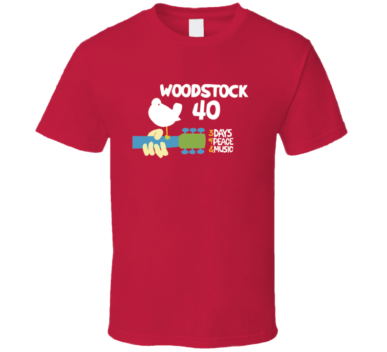 Woodstock 1969 Rock N Roll Music Festival Classic Retro T Shirt