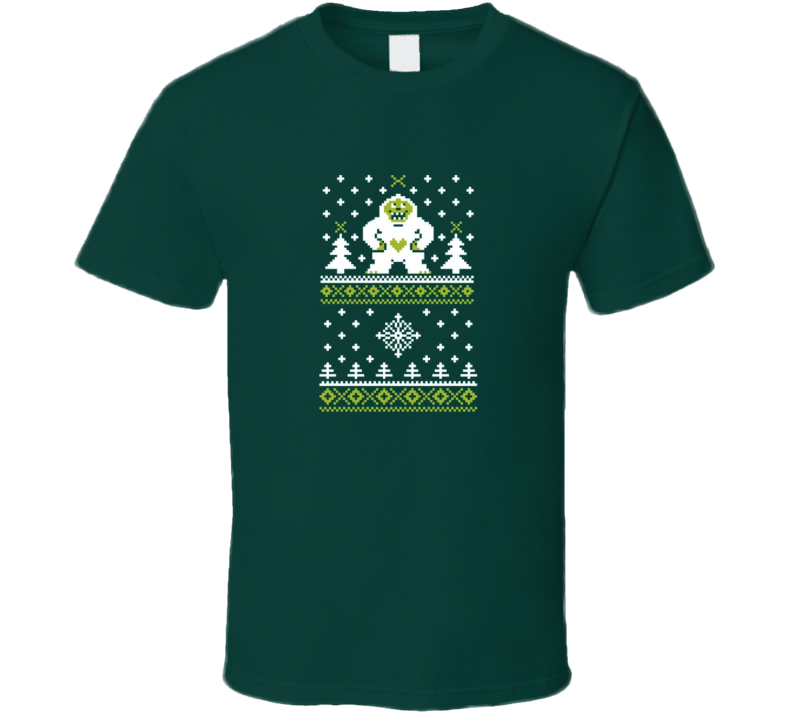 Ugly Christmas Winter Beast Sweater Style T Shirt